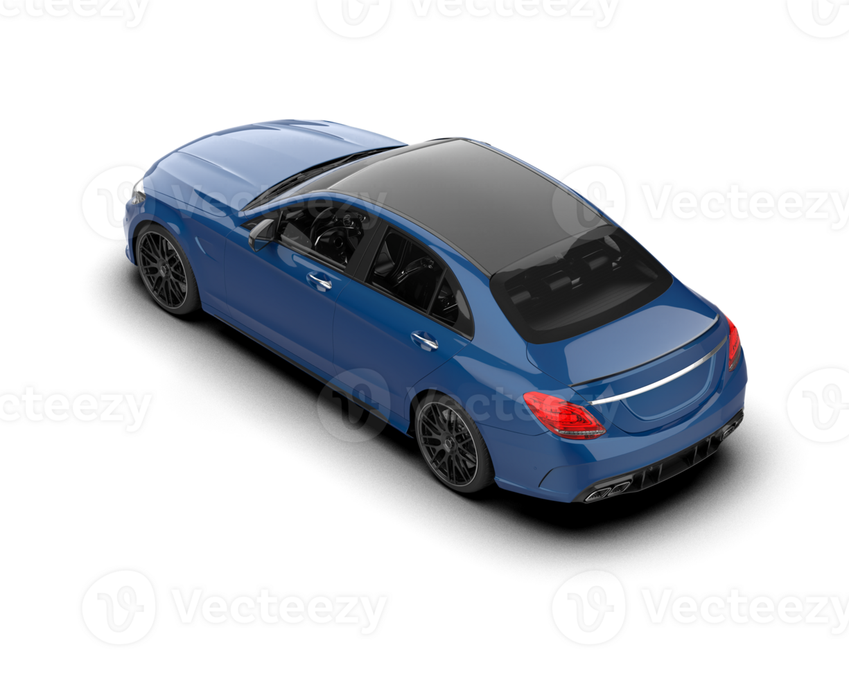 Modern car isolated on background. 3d rendering - illustration png