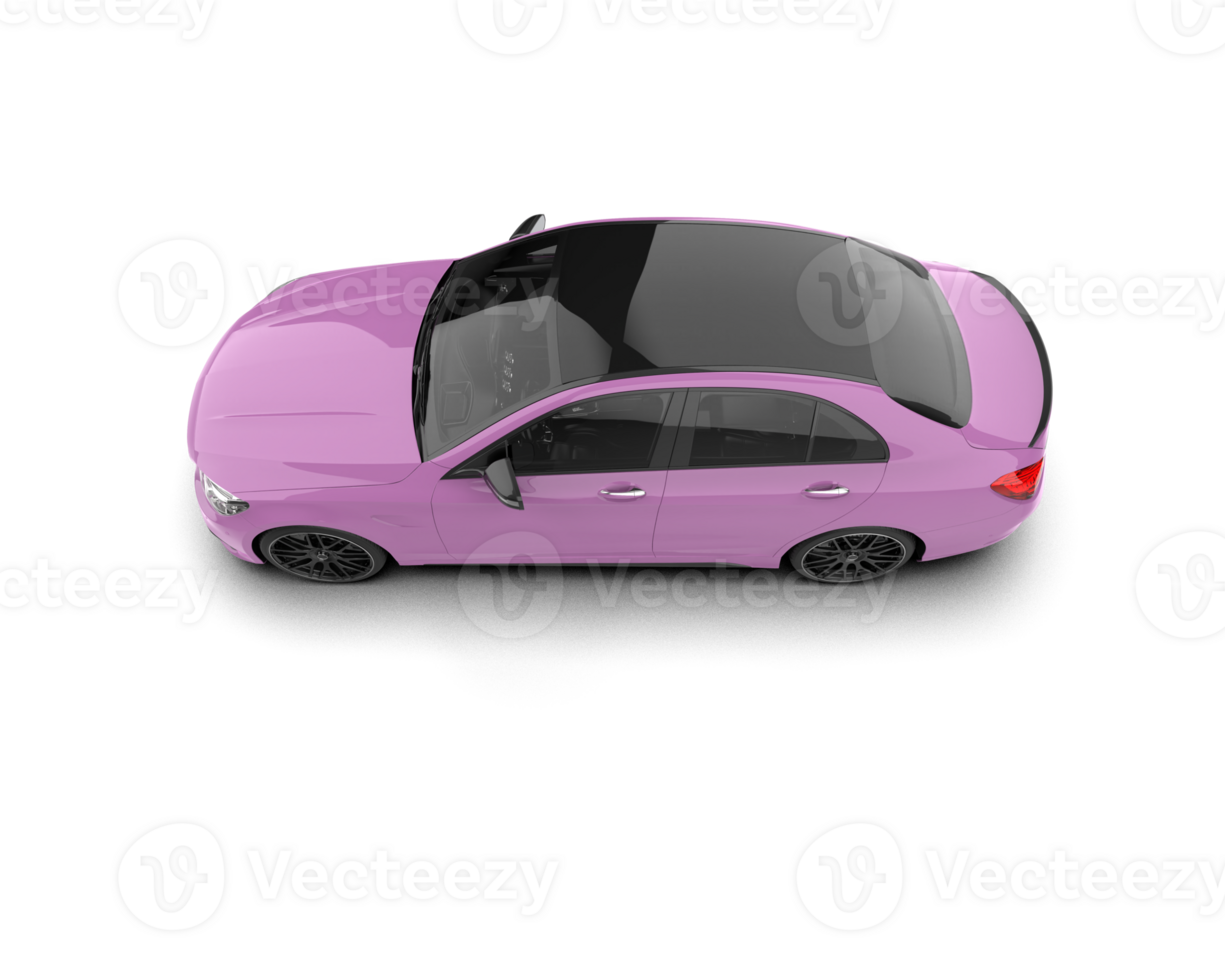 Modern car isolated on background. 3d rendering - illustration png