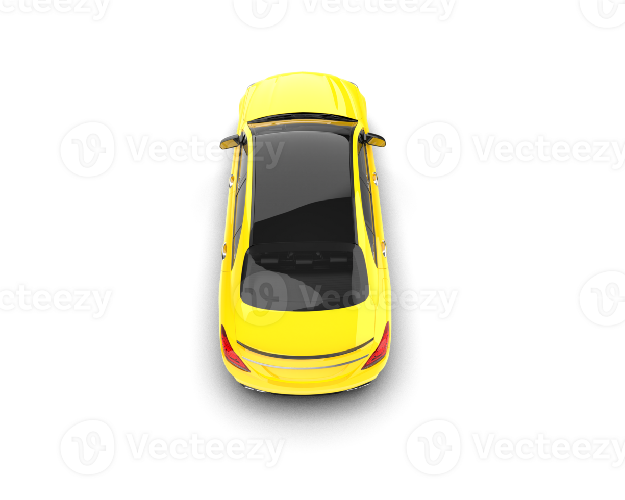 Modern car isolated on background. 3d rendering - illustration png