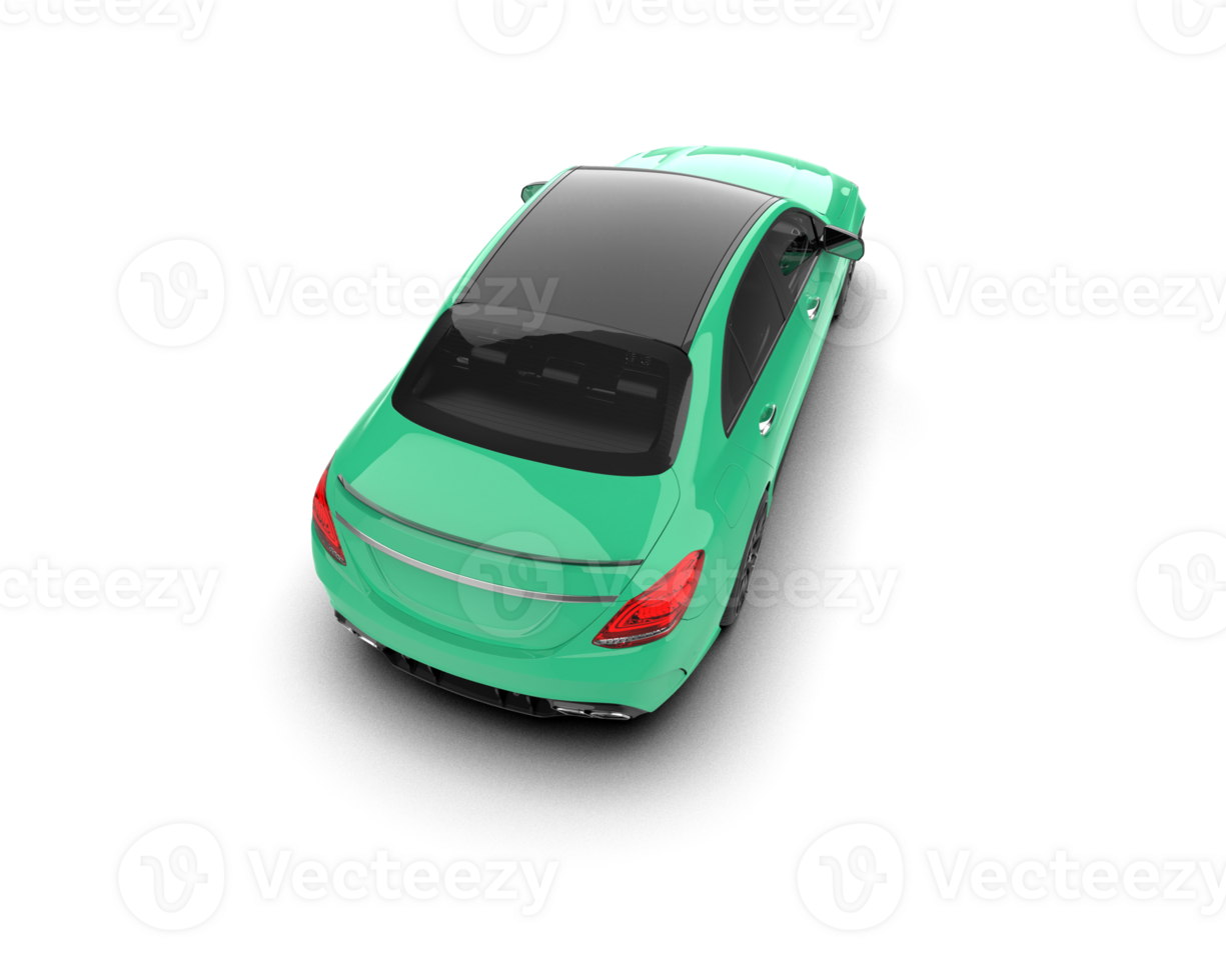 Modern car isolated on background. 3d rendering - illustration png