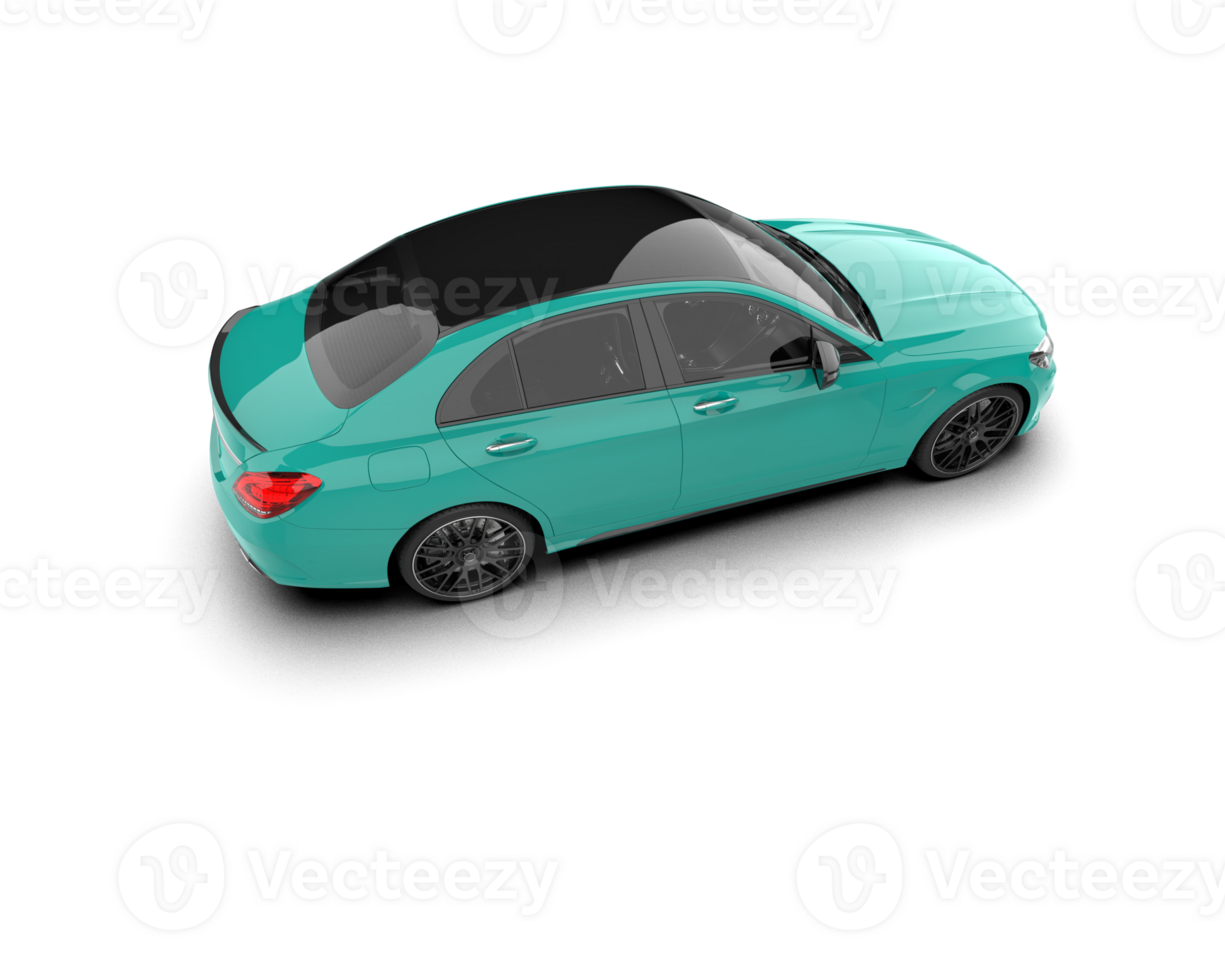 Modern car isolated on background. 3d rendering - illustration png