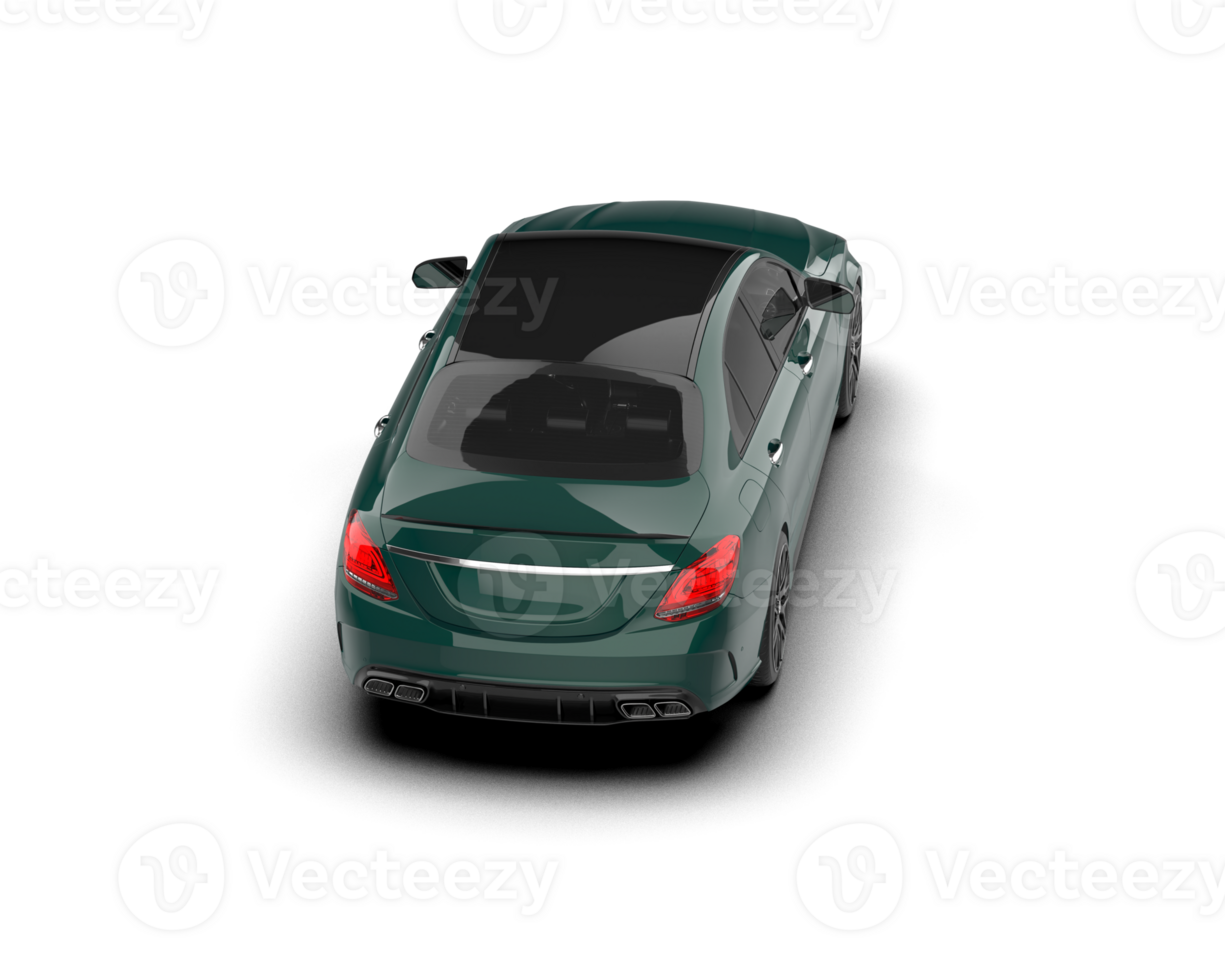 Modern car isolated on background. 3d rendering - illustration png