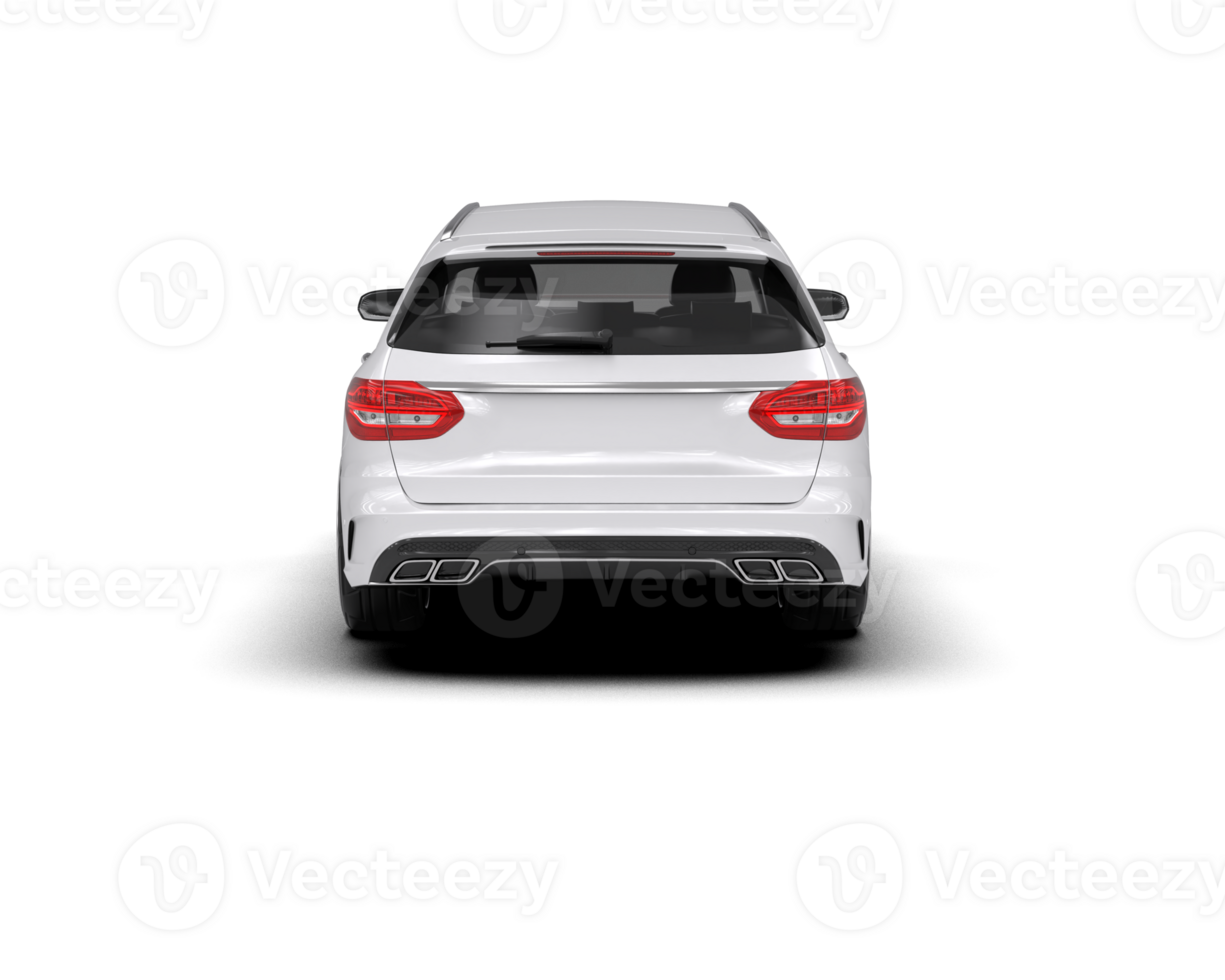 Modern car isolated on background. 3d rendering - illustration png
