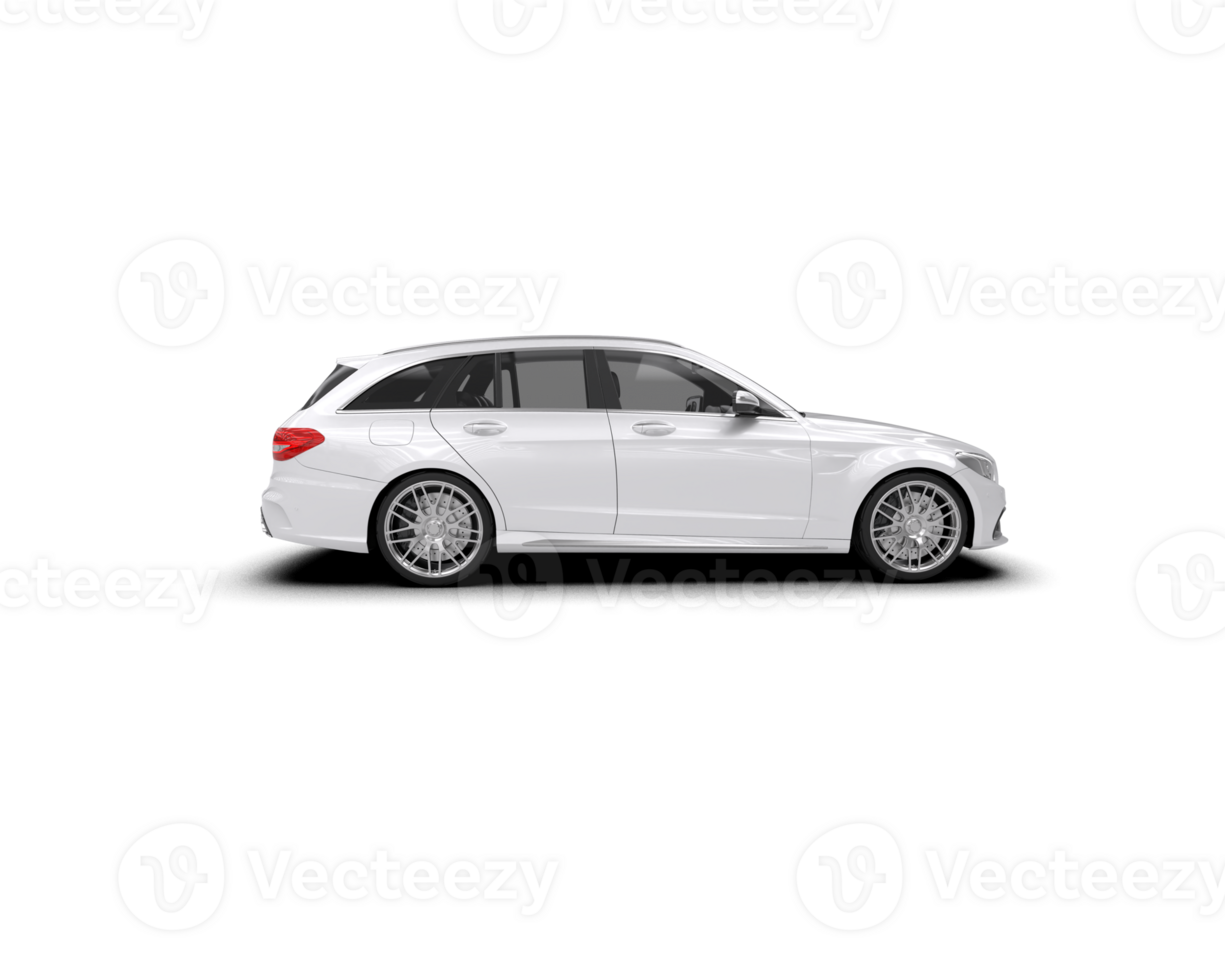 Modern car isolated on background. 3d rendering - illustration png