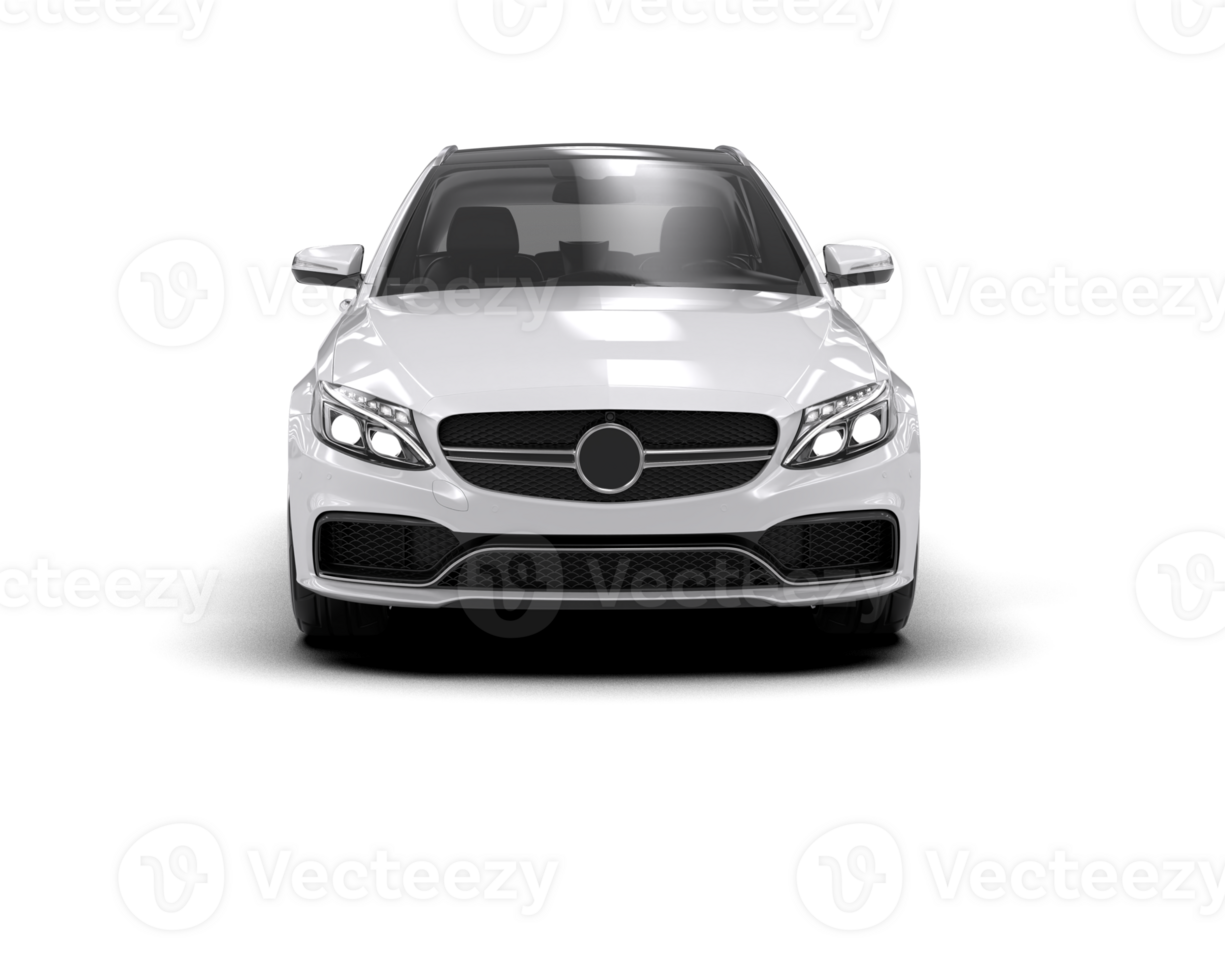 Modern car isolated on background. 3d rendering - illustration png