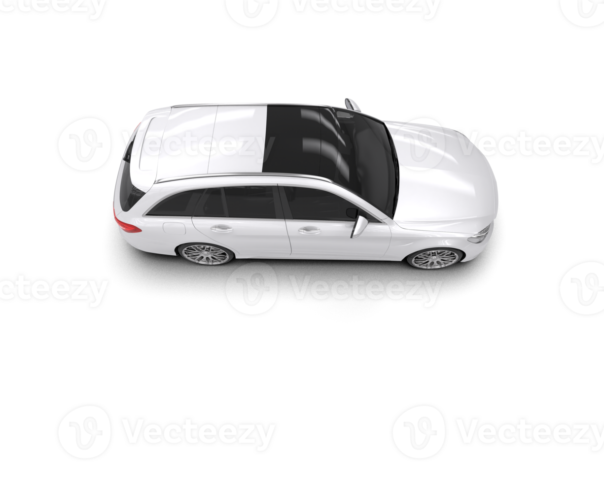 Modern car isolated on background. 3d rendering - illustration png