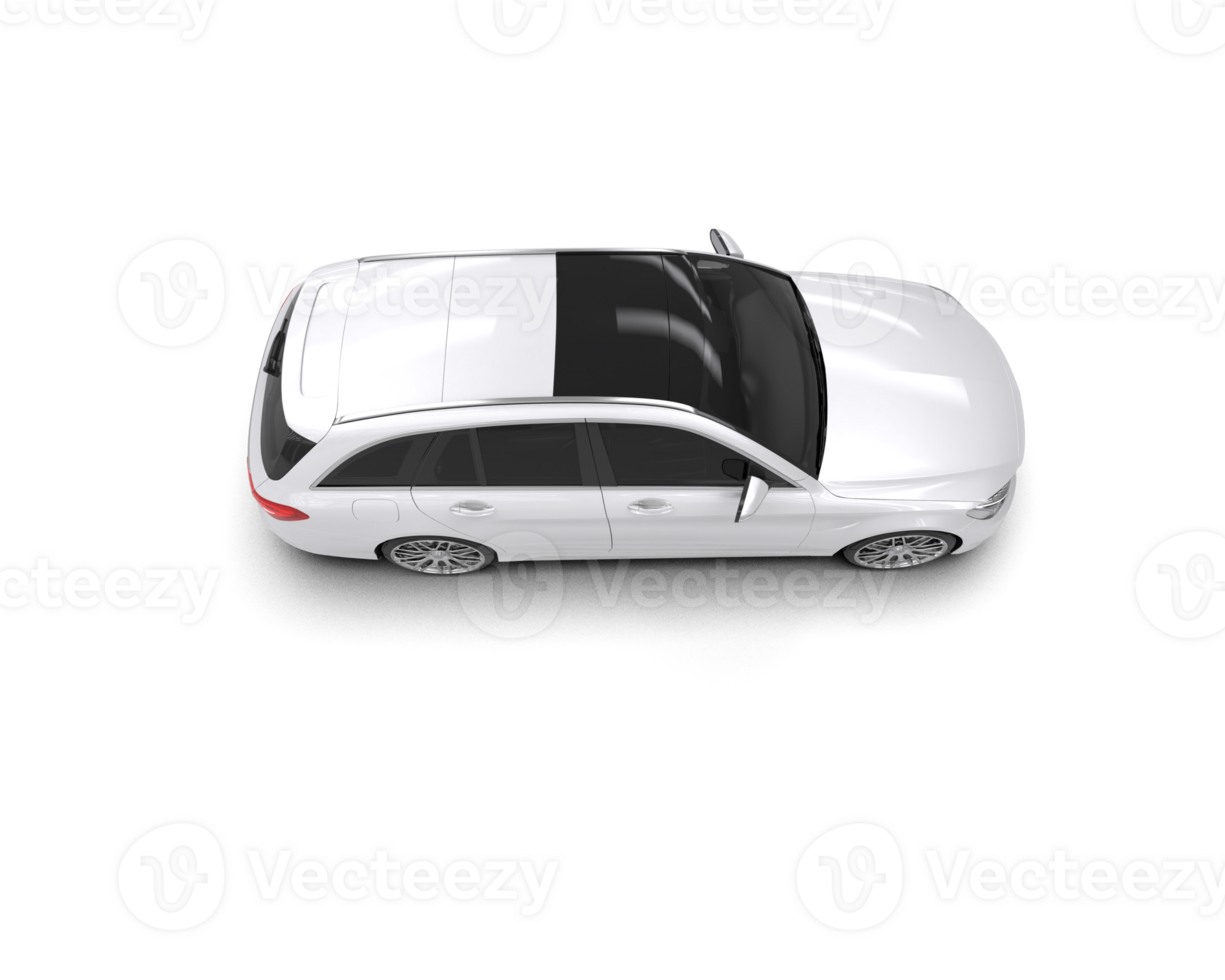 Modern car isolated on background. 3d rendering - illustration png