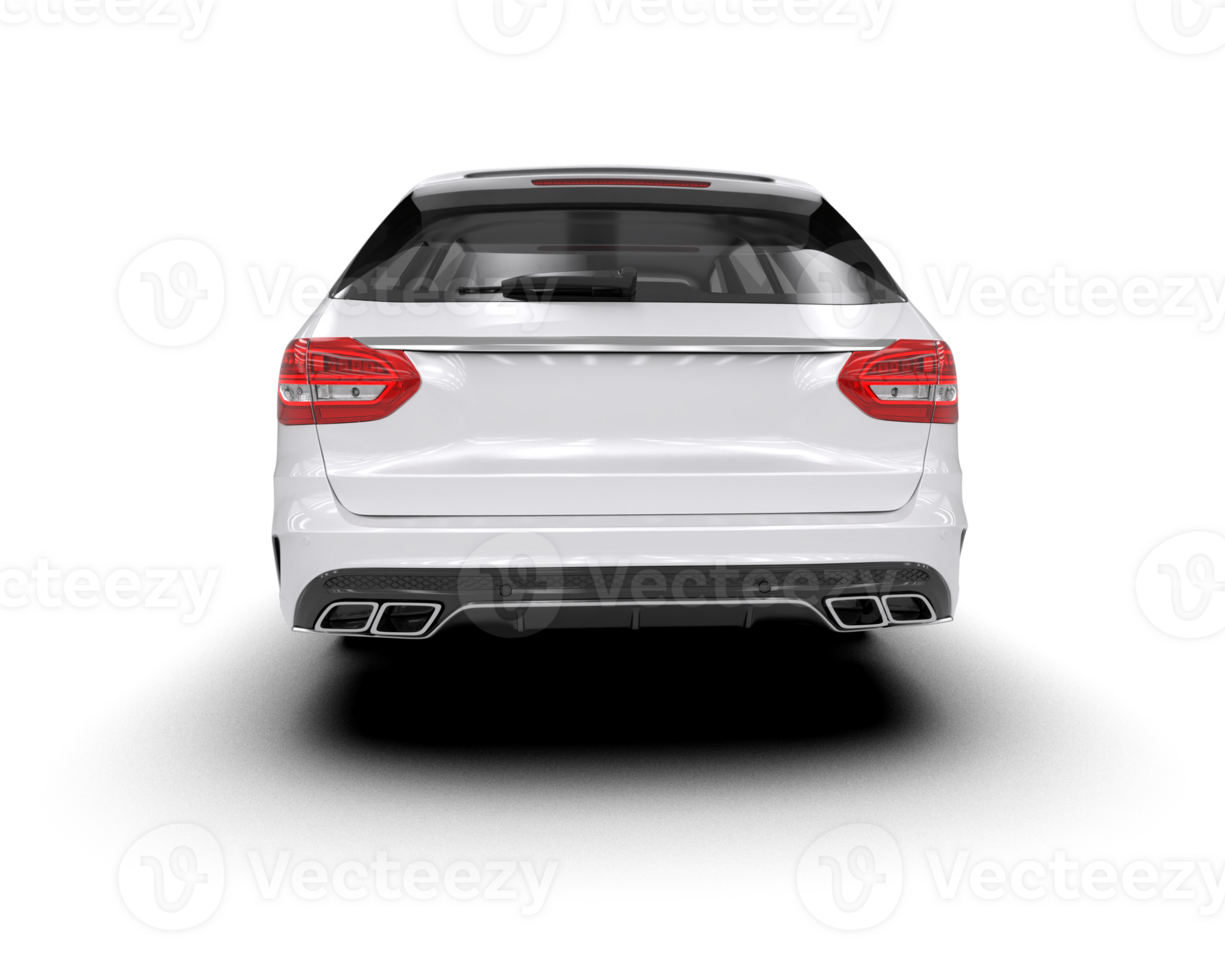 Modern car isolated on background. 3d rendering - illustration png