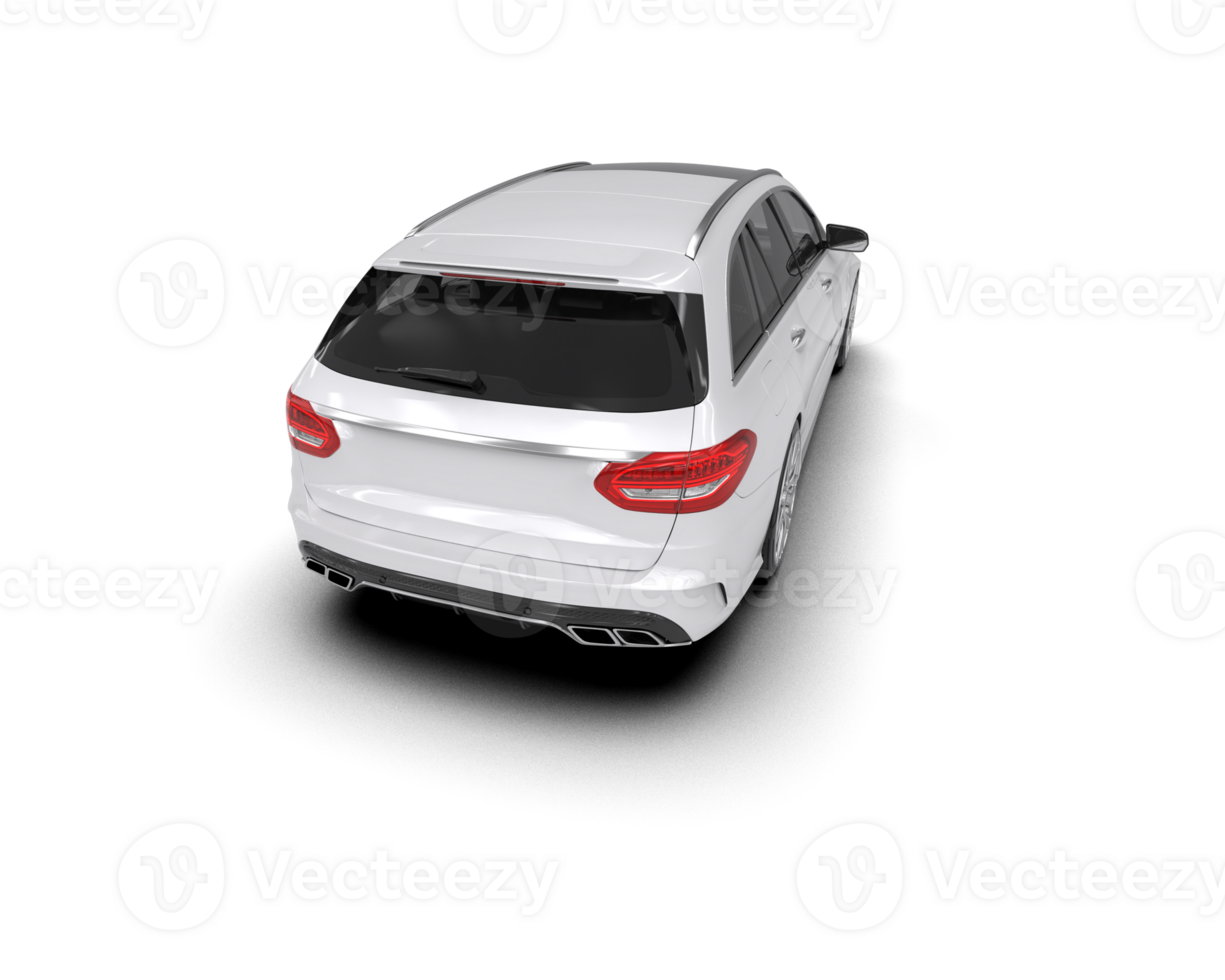 Modern car isolated on background. 3d rendering - illustration png