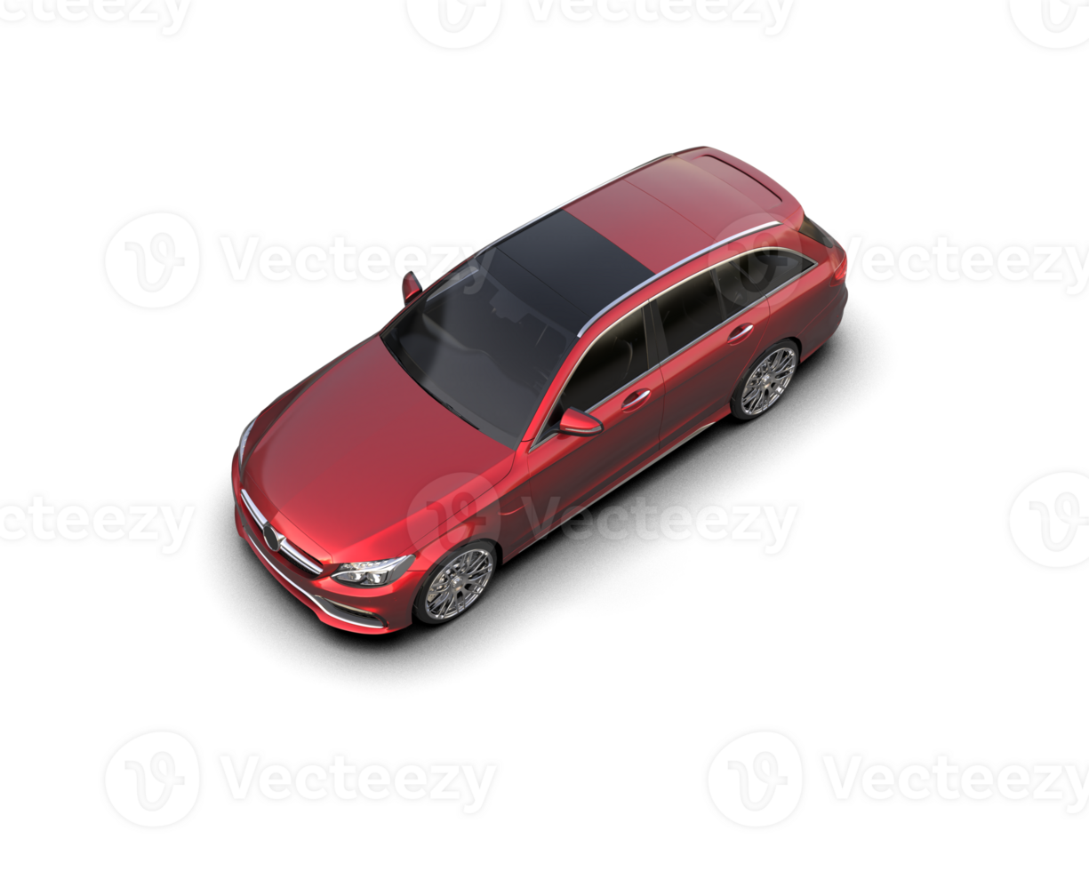 Modern car isolated on background. 3d rendering - illustration png