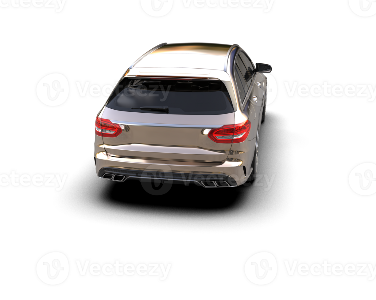 Modern car isolated on background. 3d rendering - illustration png