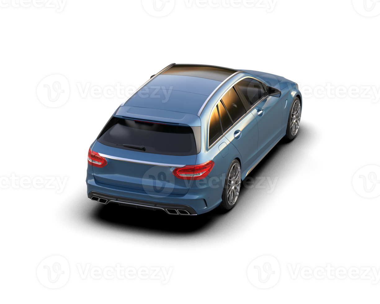 Modern car isolated on background. 3d rendering - illustration png