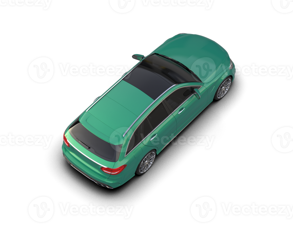 Modern car isolated on background. 3d rendering - illustration png