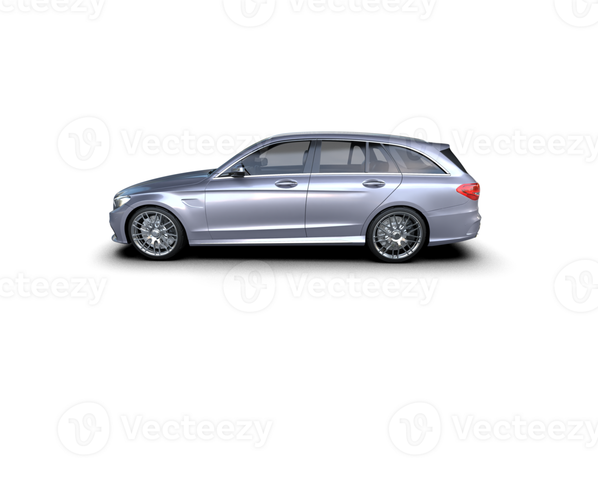 Modern car isolated on background. 3d rendering - illustration png