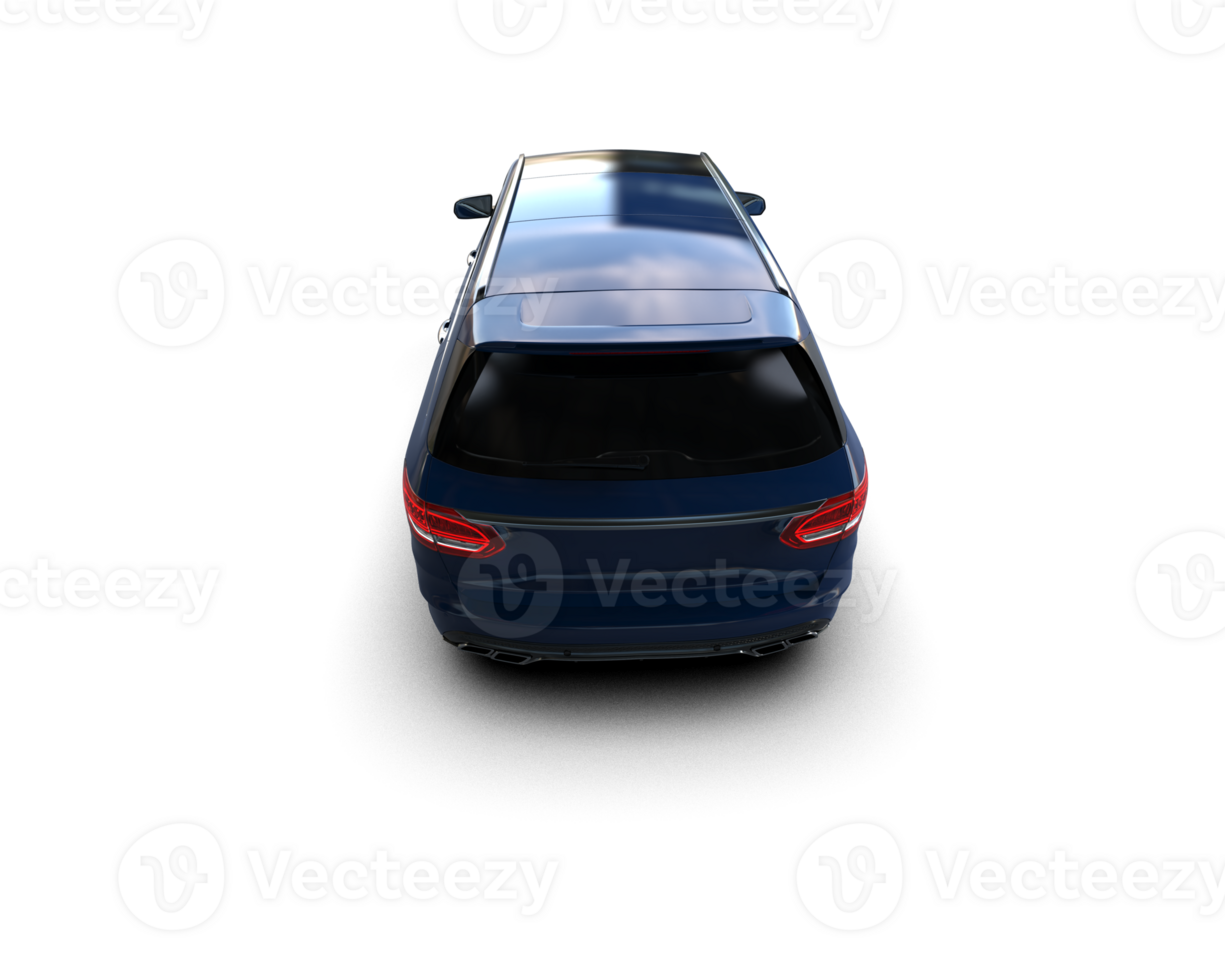 Modern car isolated on background. 3d rendering - illustration png