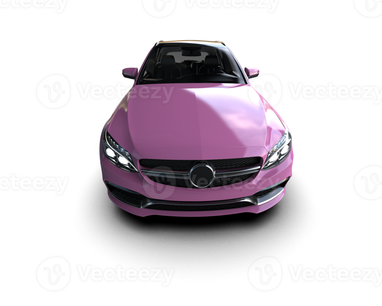 Modern car isolated on background. 3d rendering - illustration png