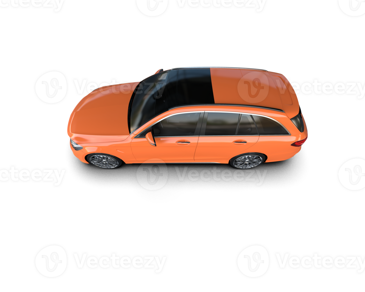 Modern car isolated on background. 3d rendering - illustration png