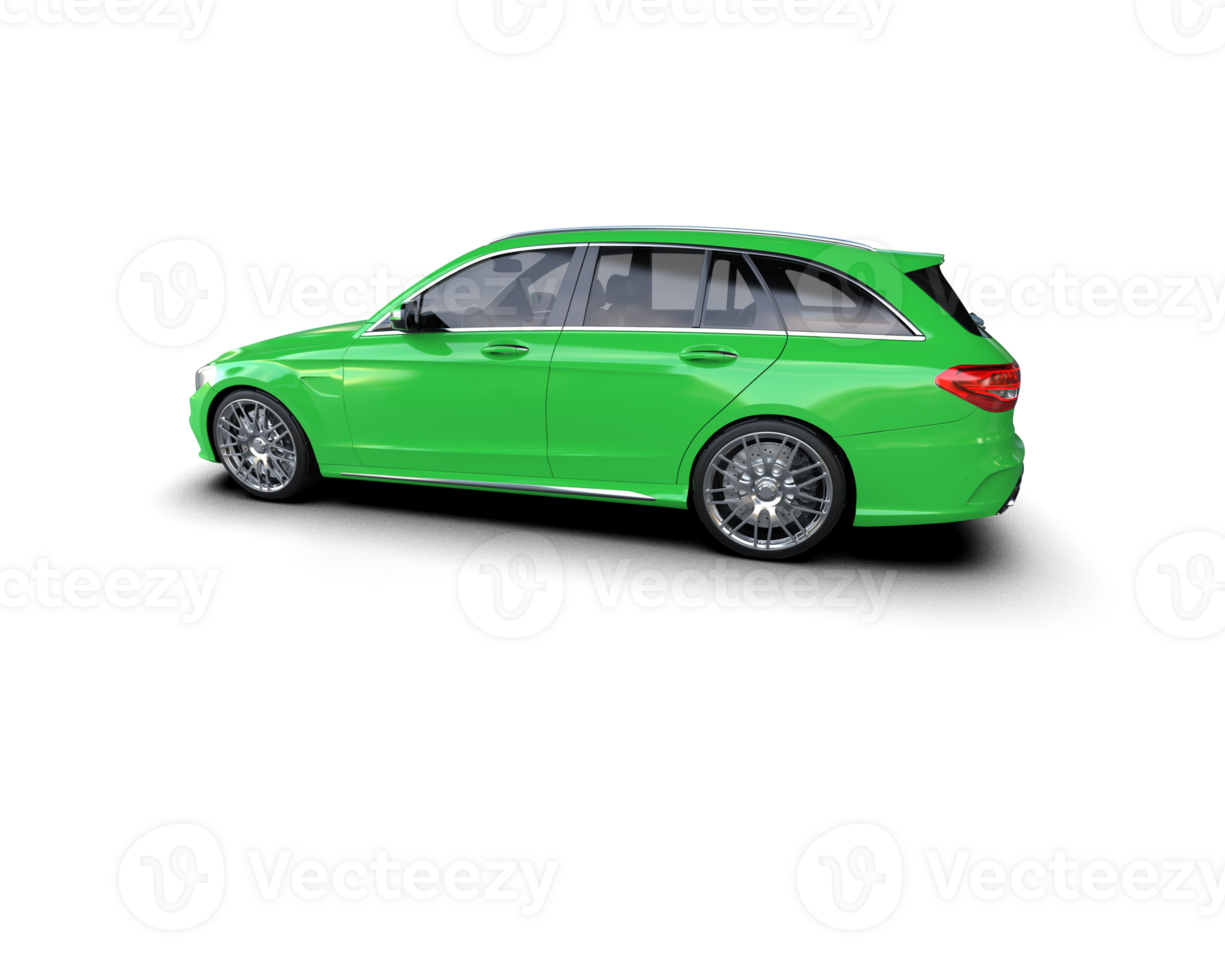 Modern car isolated on background. 3d rendering - illustration png