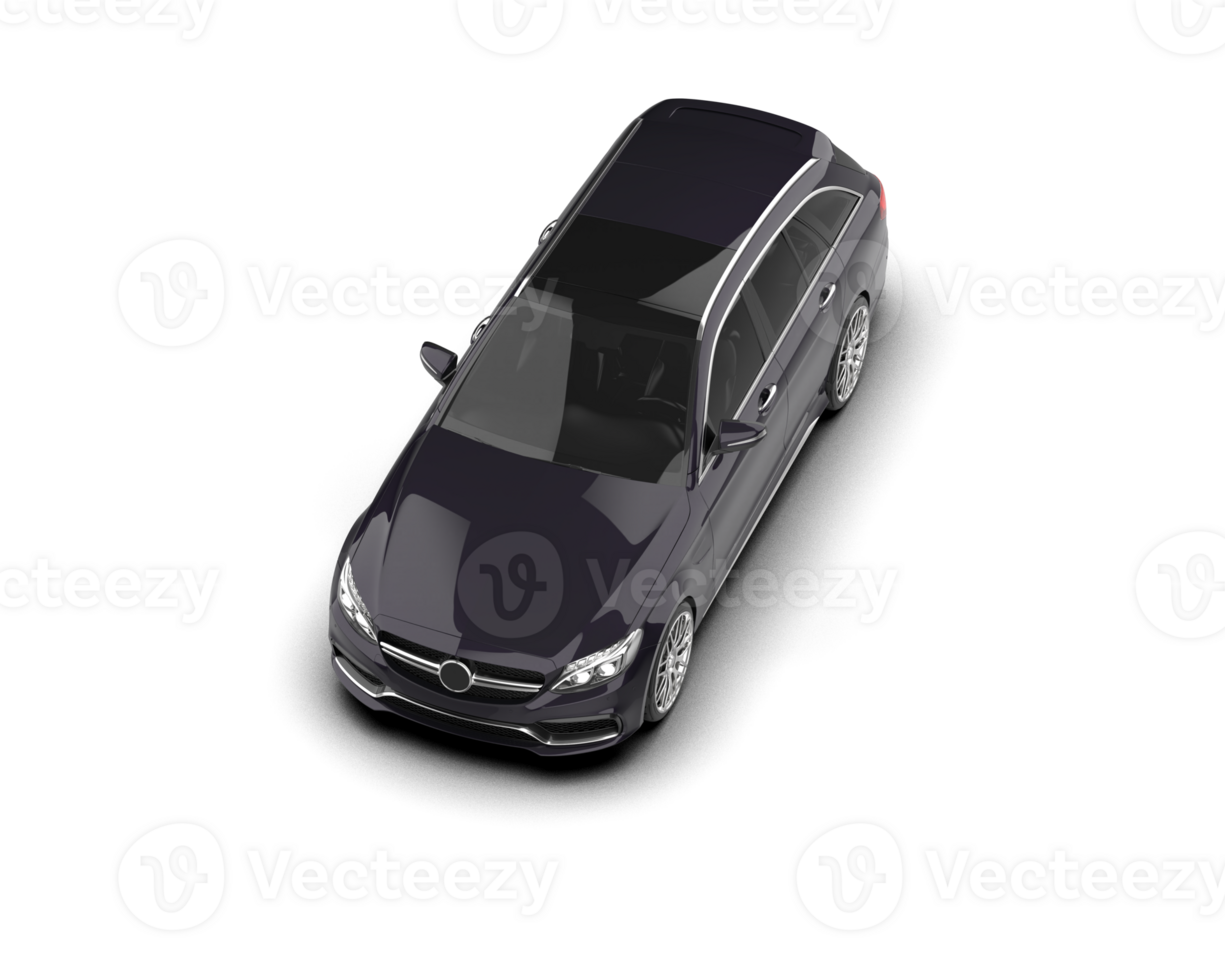 Modern car isolated on background. 3d rendering - illustration png