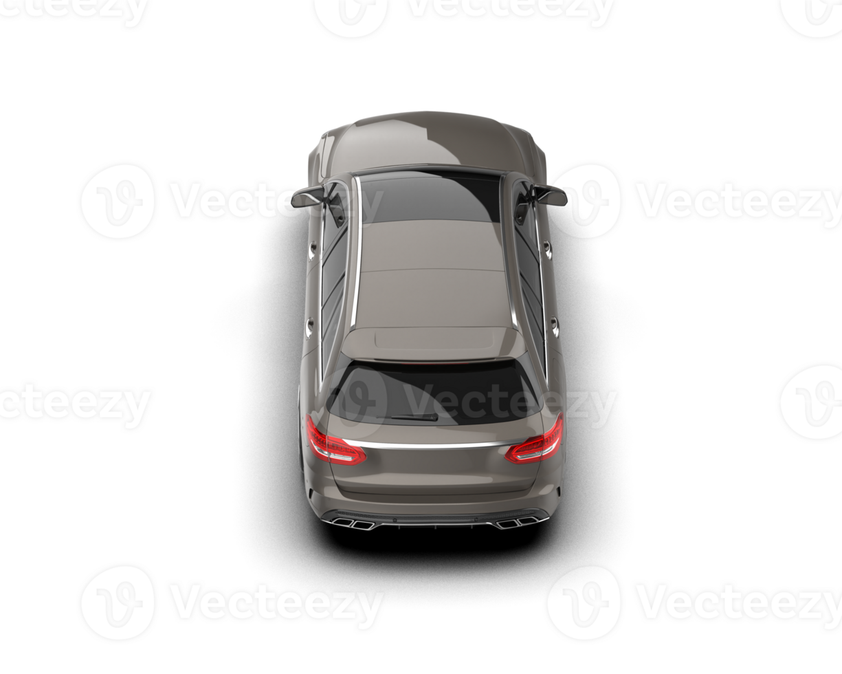 Modern car isolated on background. 3d rendering - illustration png