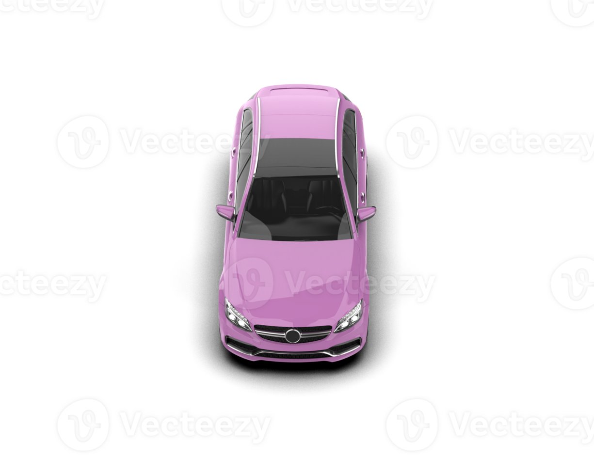 Modern car isolated on background. 3d rendering - illustration png