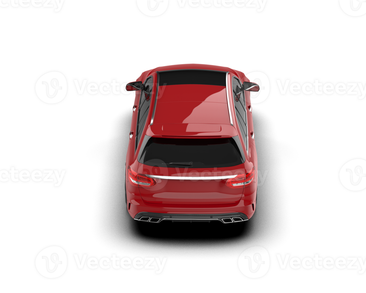 Modern car isolated on background. 3d rendering - illustration png