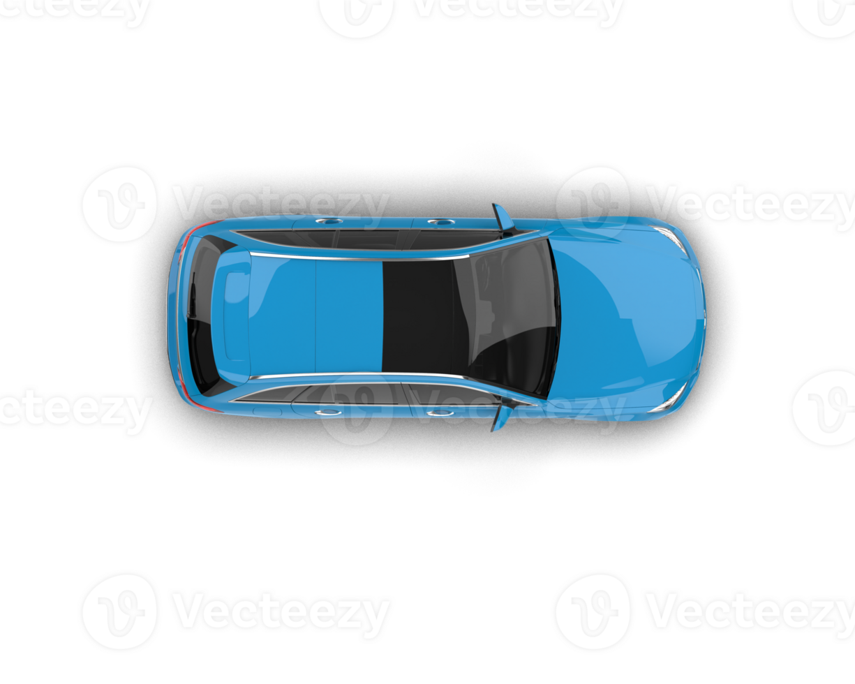 Modern car isolated on background. 3d rendering - illustration png