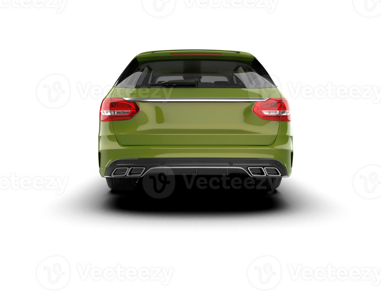 Modern car isolated on background. 3d rendering - illustration png