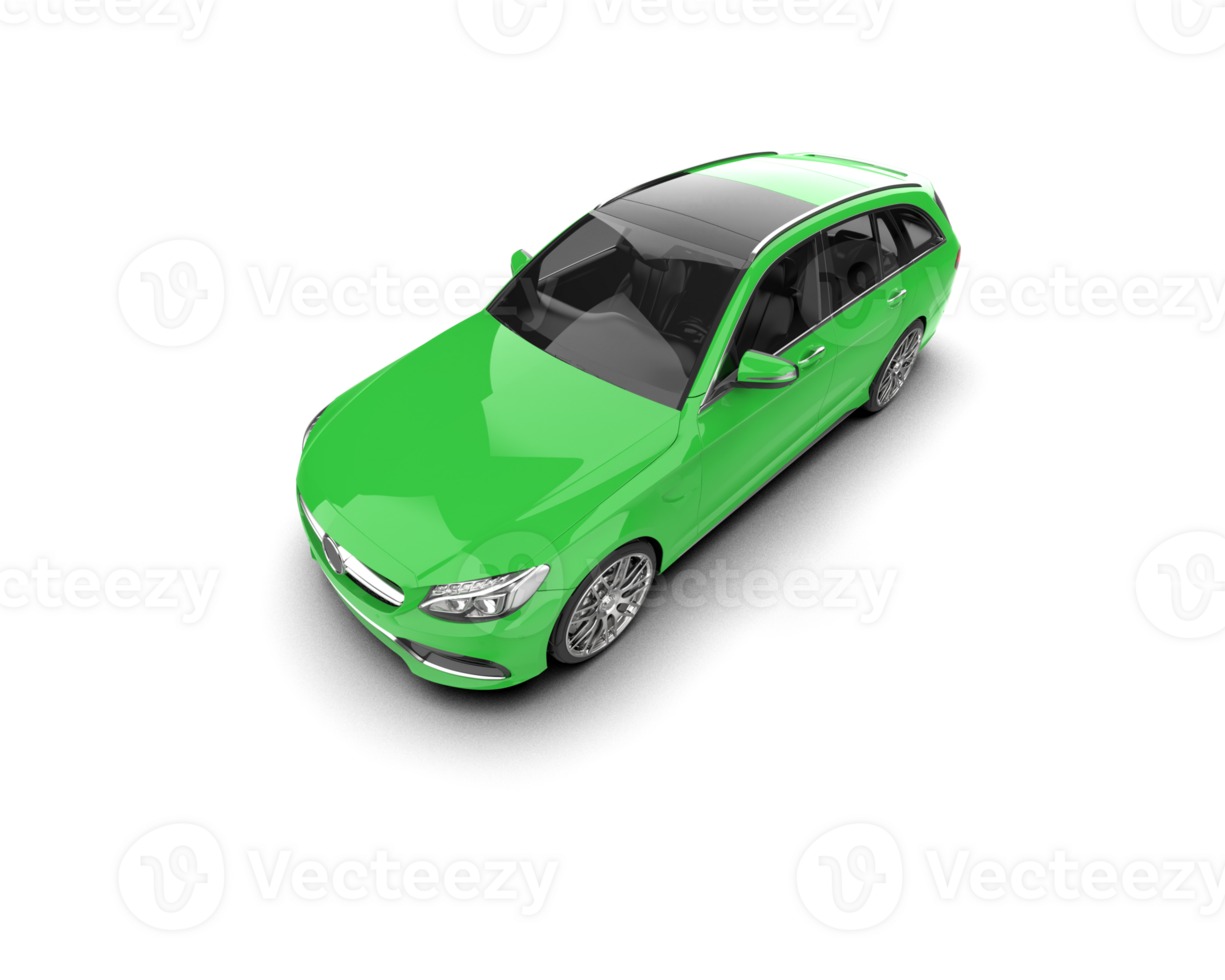 Modern car isolated on background. 3d rendering - illustration png