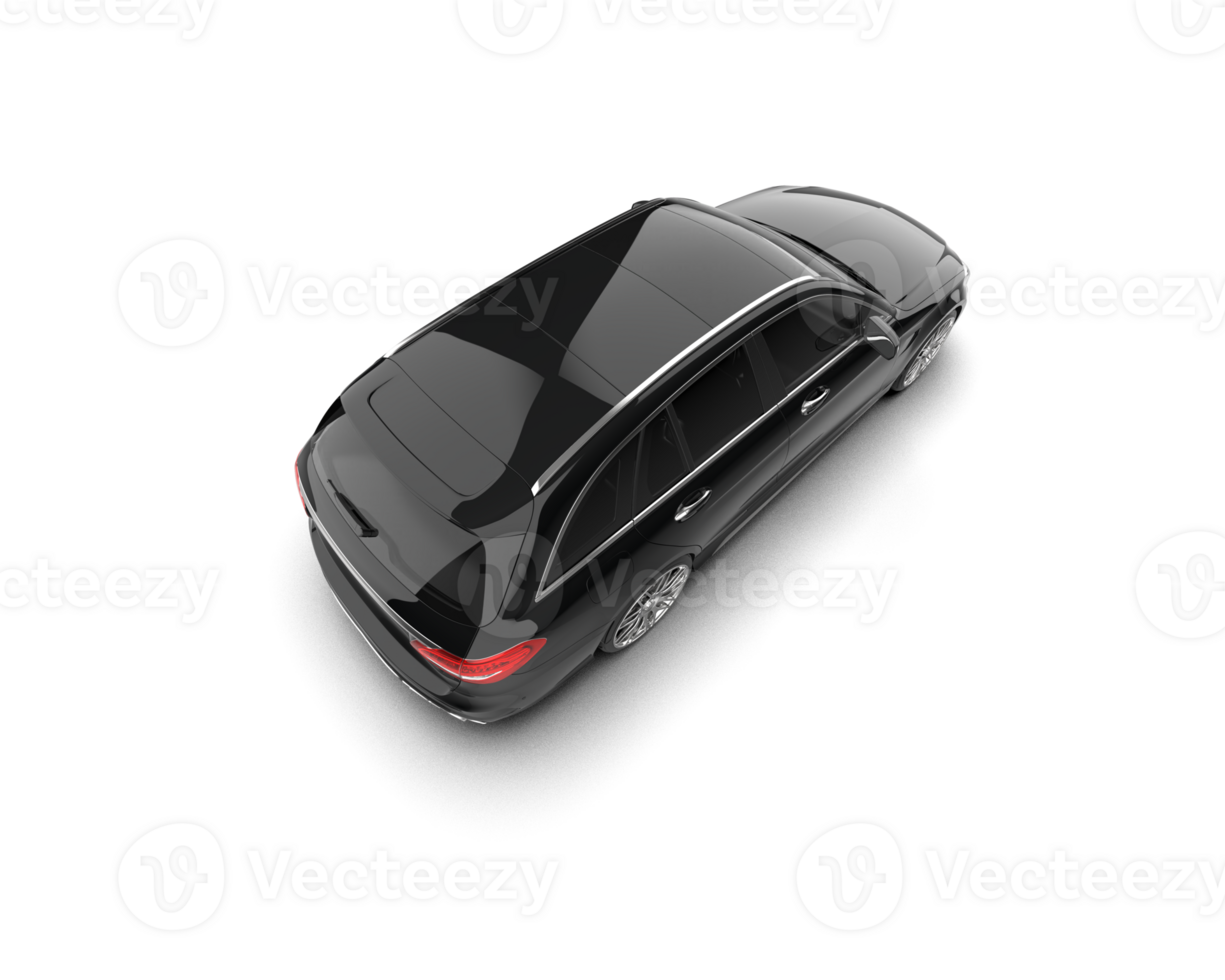 Modern car isolated on background. 3d rendering - illustration png