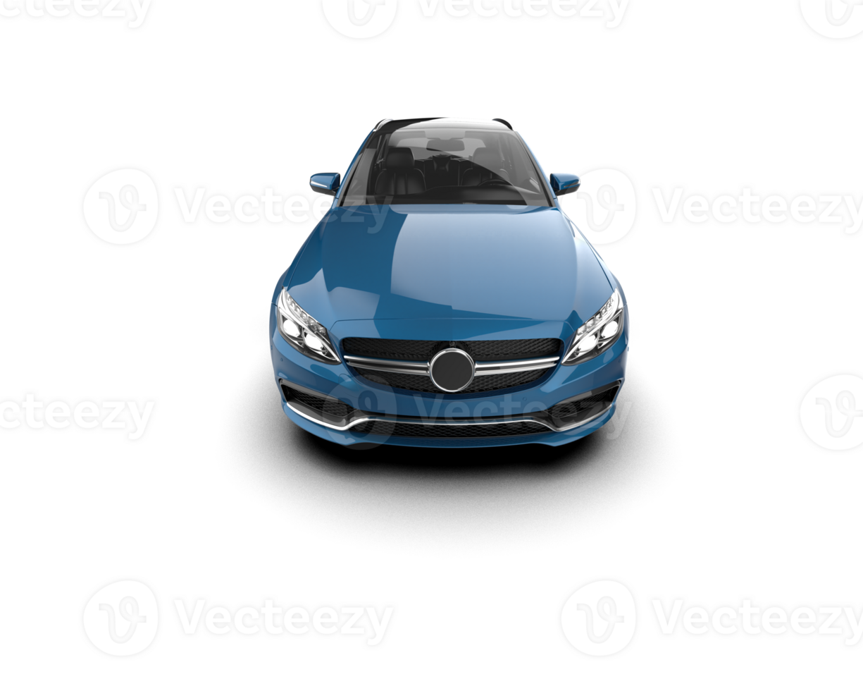 Modern car isolated on background. 3d rendering - illustration png