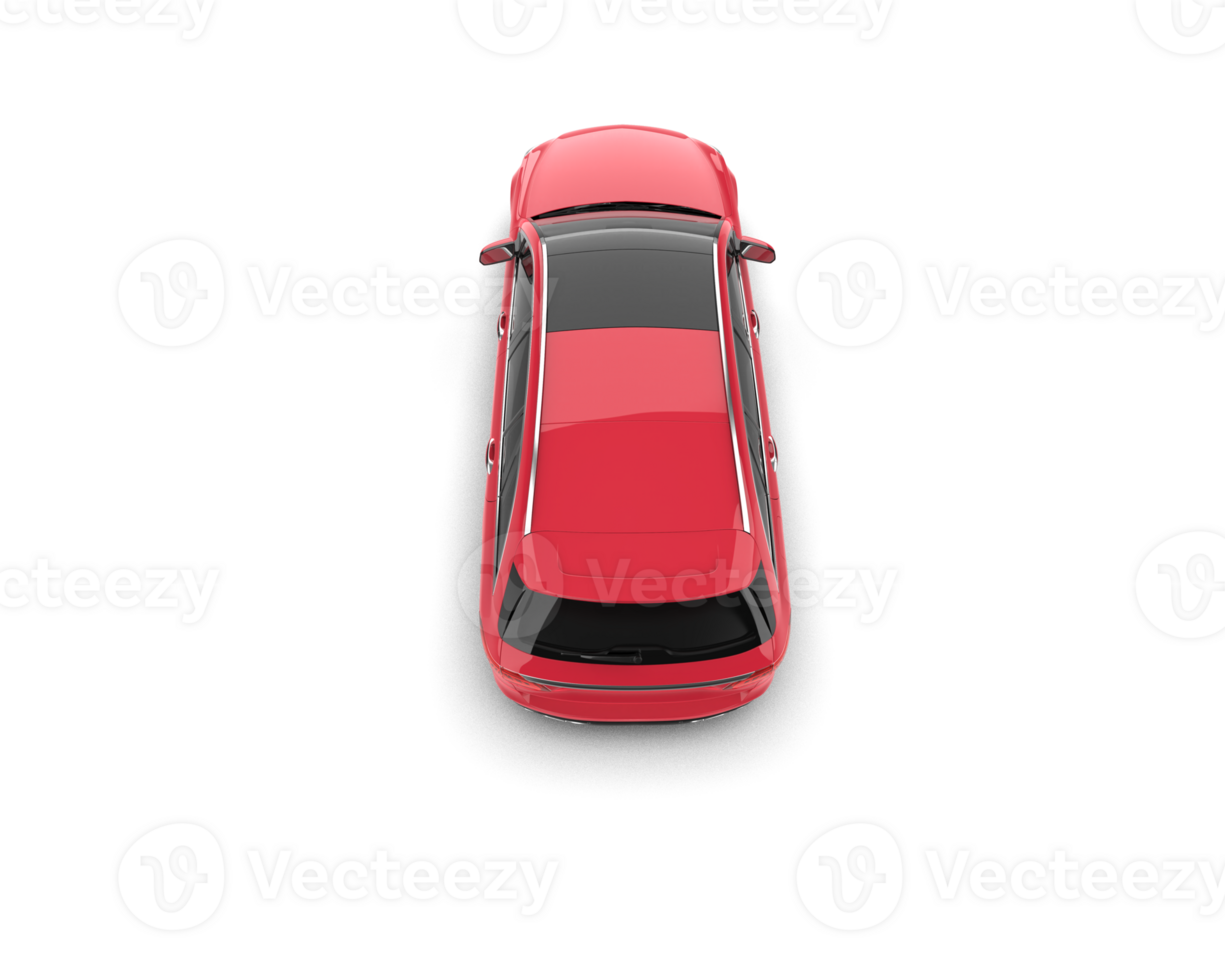 Modern car isolated on background. 3d rendering - illustration png