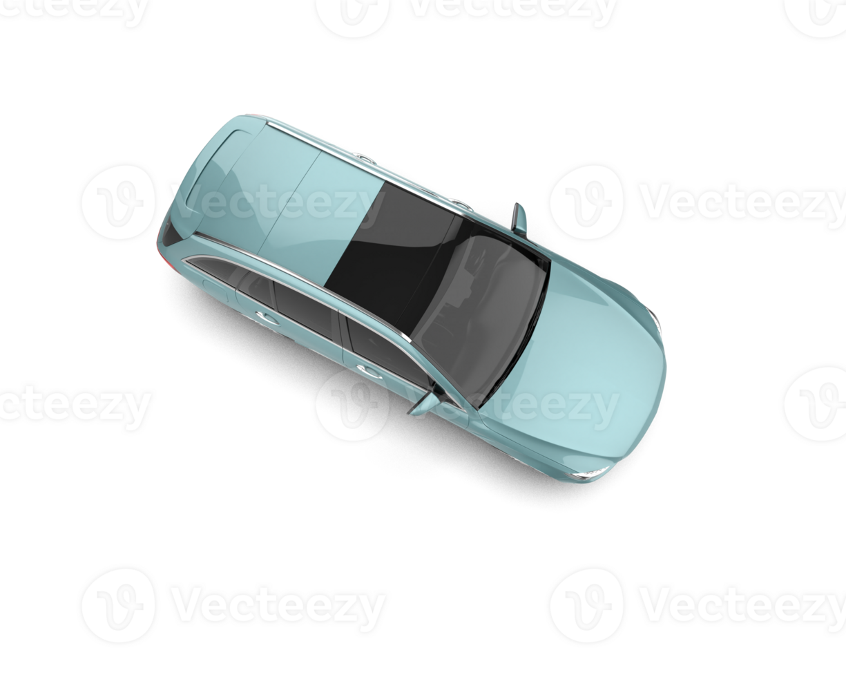 Modern car isolated on background. 3d rendering - illustration png