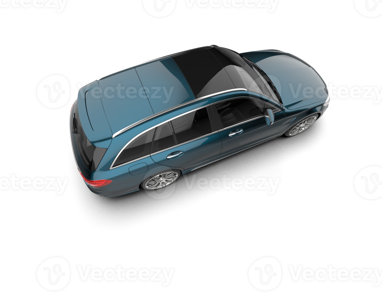 Modern car isolated on background. 3d rendering - illustration png