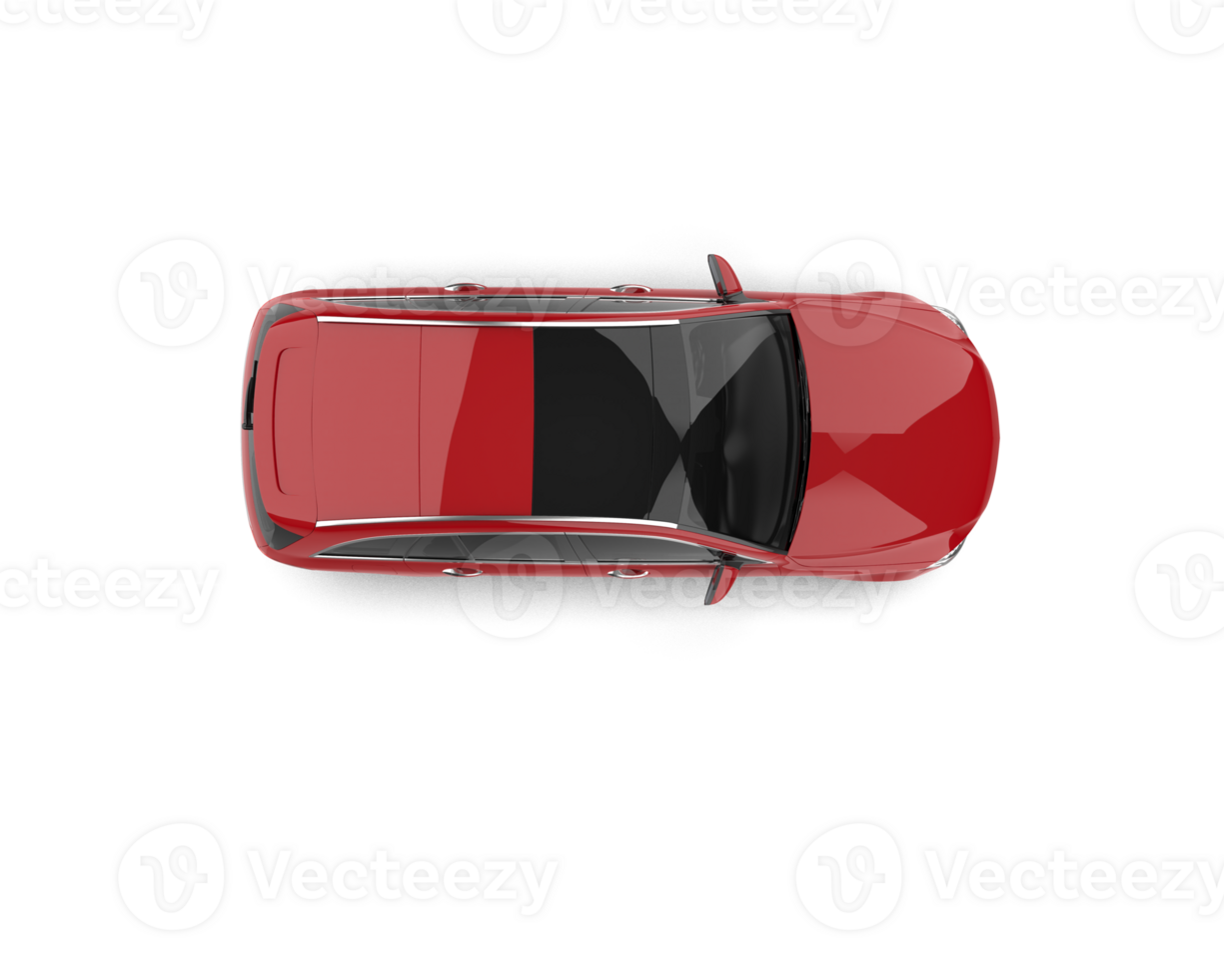 Modern car isolated on background. 3d rendering - illustration png