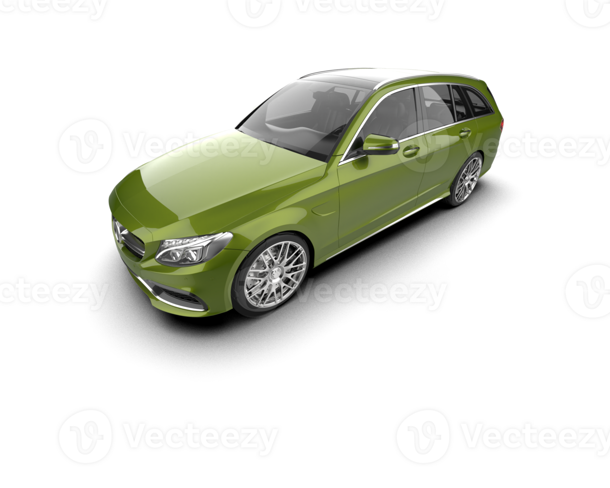 Modern car isolated on background. 3d rendering - illustration png