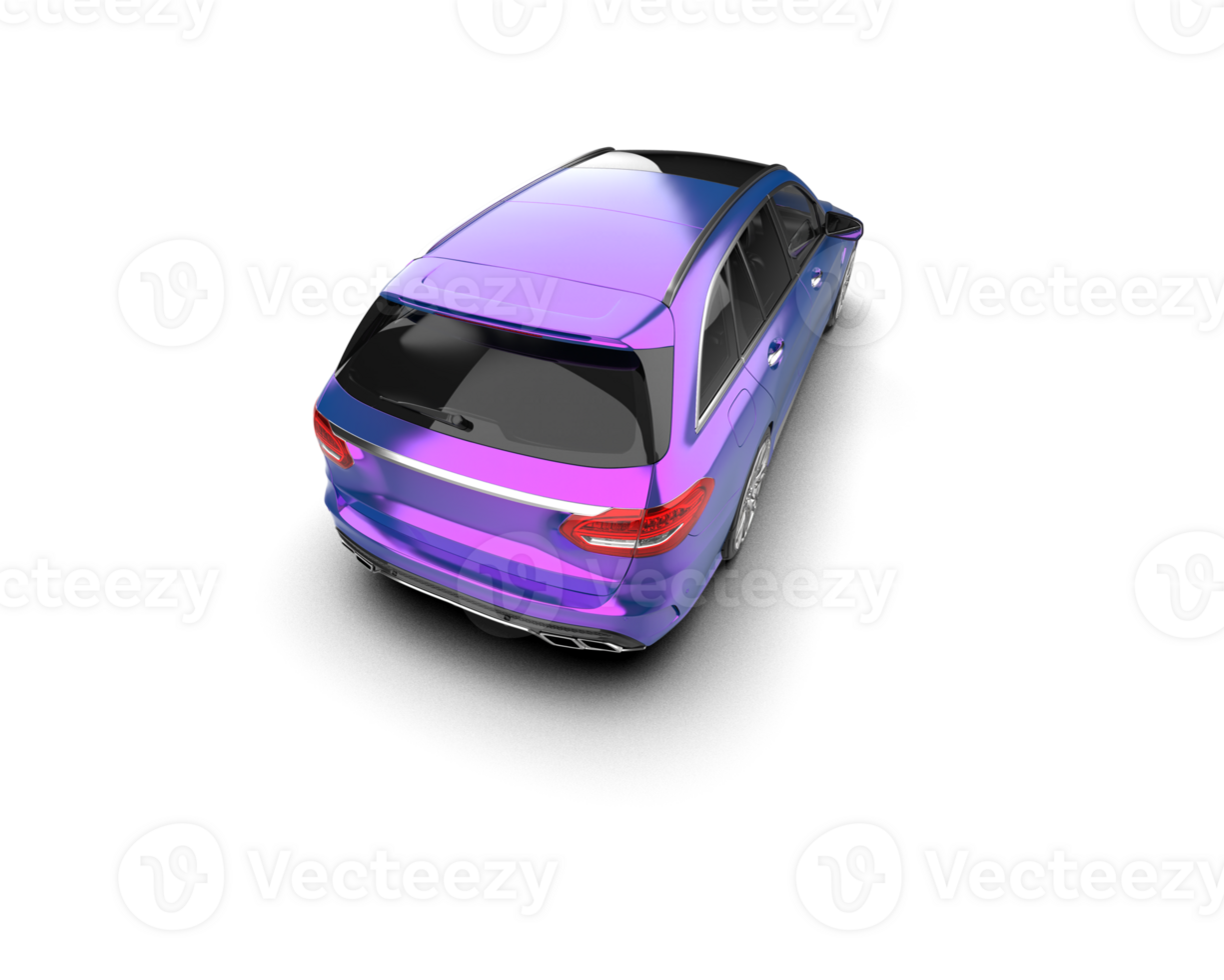Modern car isolated on background. 3d rendering - illustration png