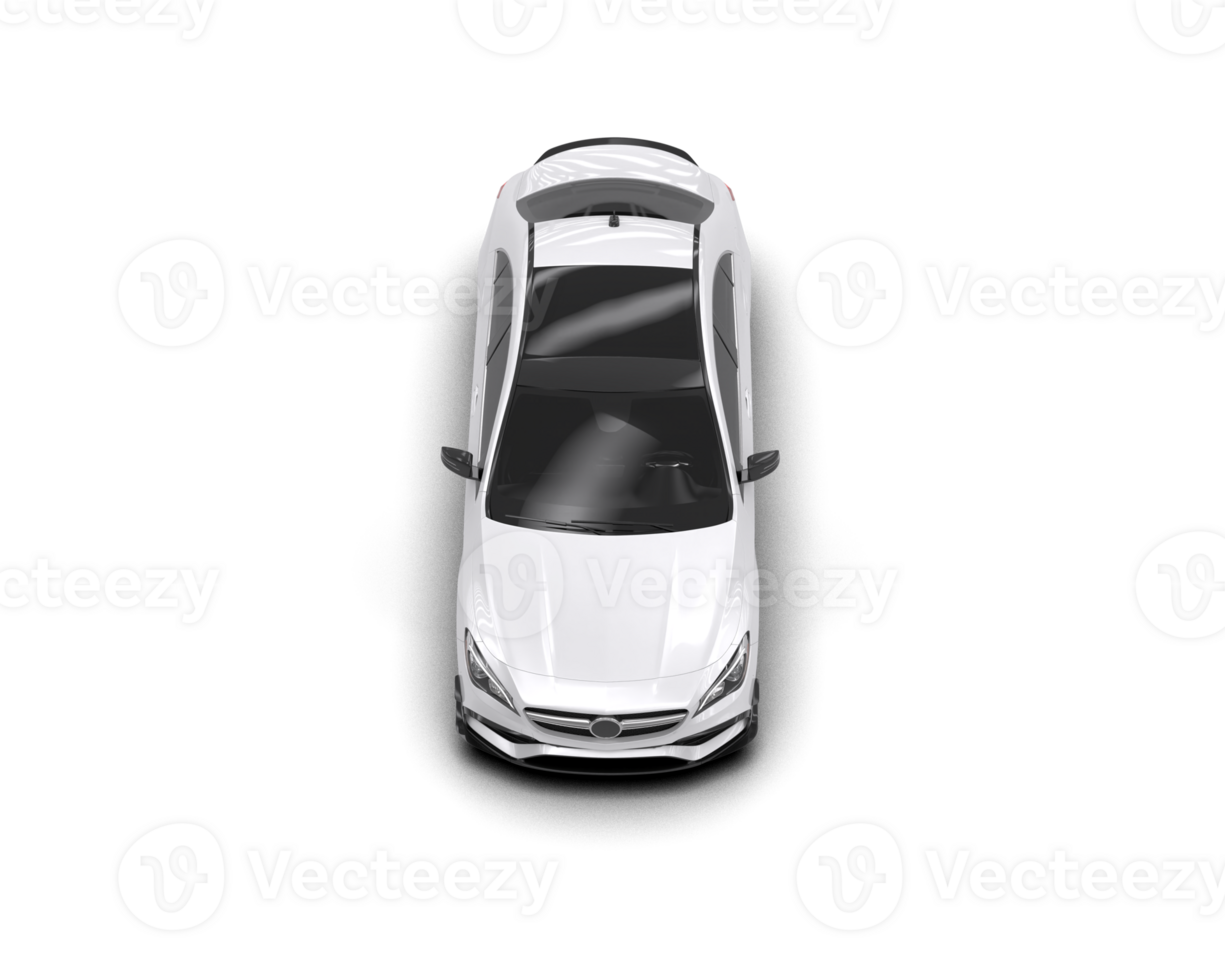 Modern car isolated on background. 3d rendering - illustration png