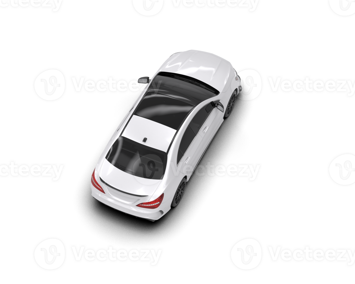 Modern car isolated on background. 3d rendering - illustration png