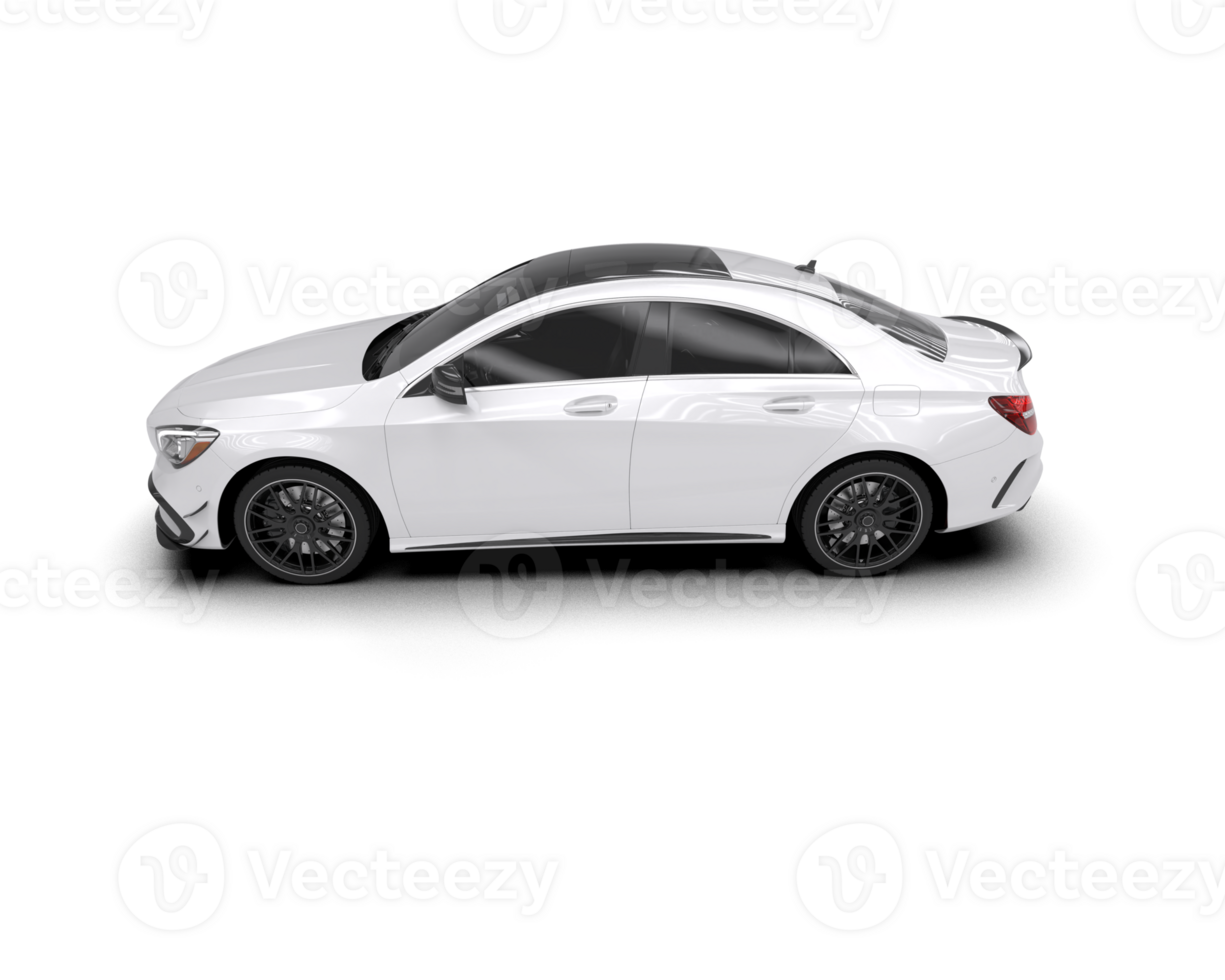 Modern car isolated on background. 3d rendering - illustration png