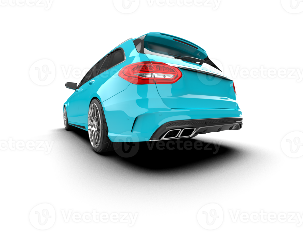 Modern car isolated on background. 3d rendering - illustration png
