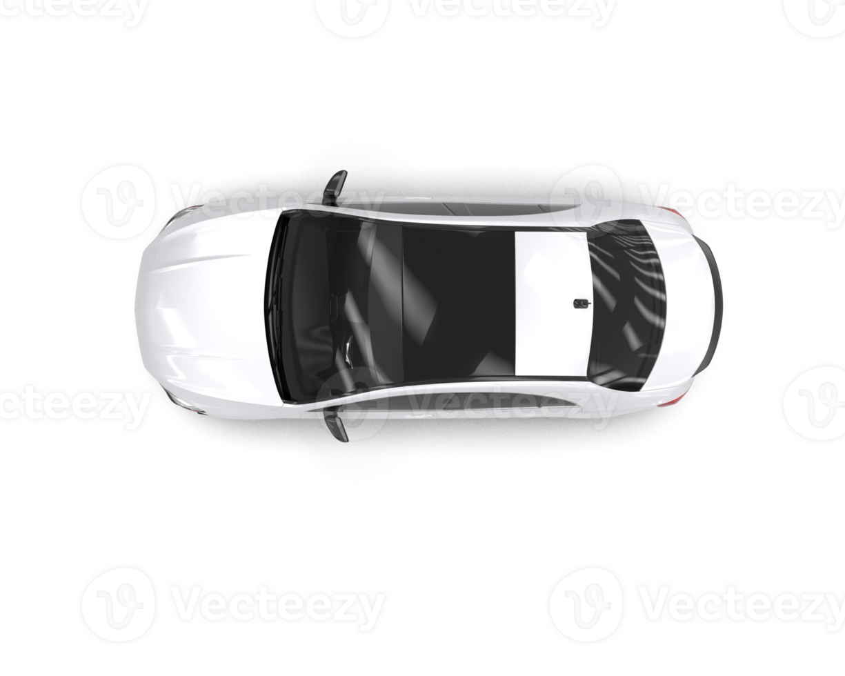 Modern car isolated on background. 3d rendering - illustration png