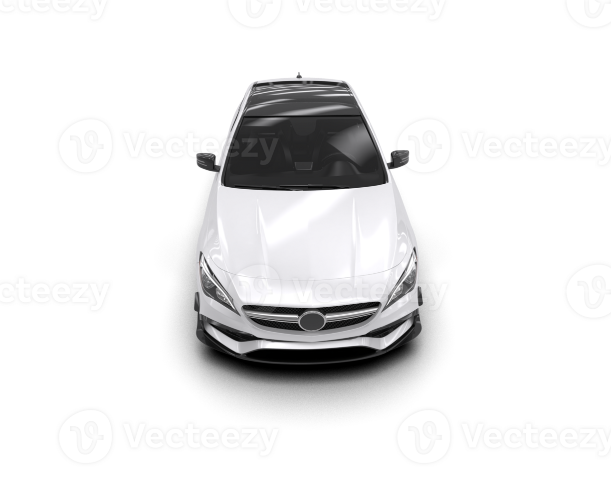 Modern car isolated on background. 3d rendering - illustration png