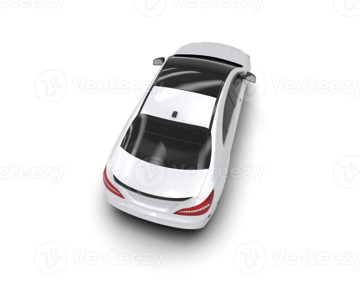 Modern car isolated on background. 3d rendering - illustration png