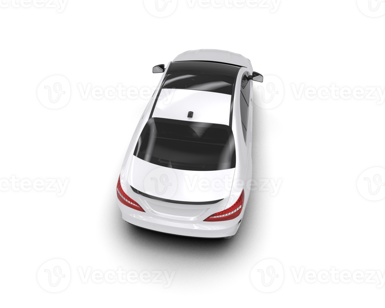 Modern car isolated on background. 3d rendering - illustration png