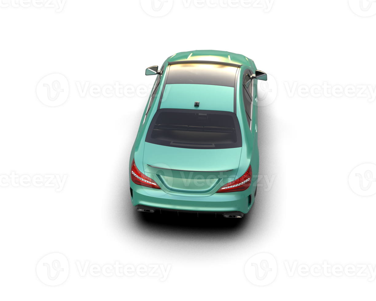 Modern car isolated on background. 3d rendering - illustration png