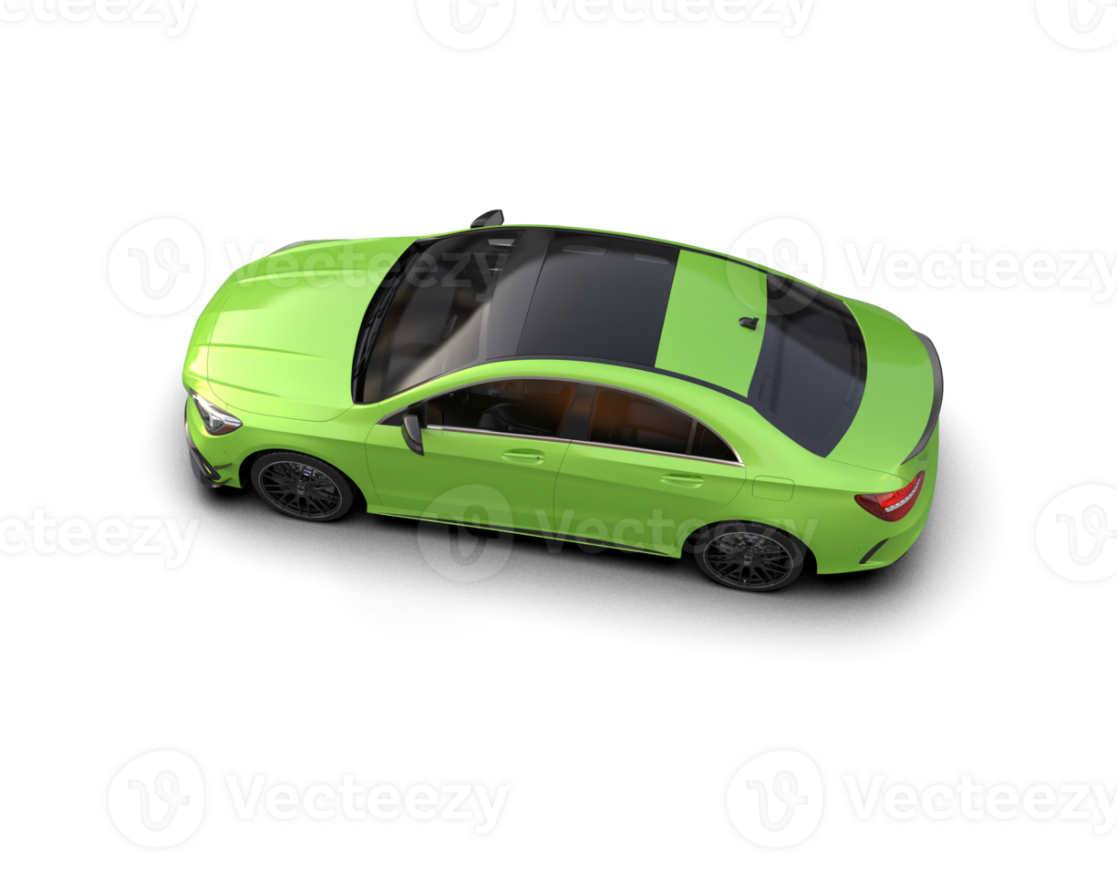 Modern car isolated on background. 3d rendering - illustration png