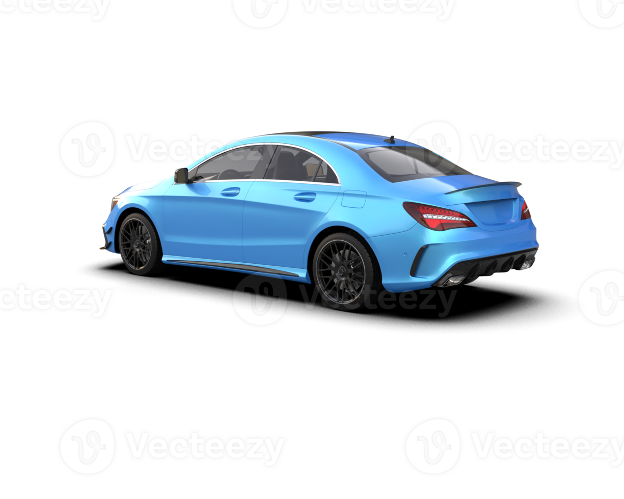Modern car isolated on background. 3d rendering - illustration png