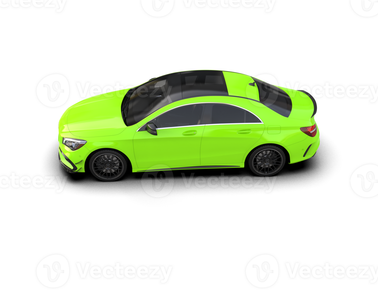 Modern car isolated on background. 3d rendering - illustration png