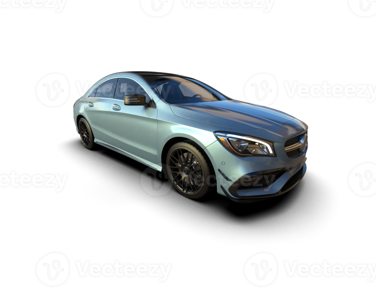 Modern car isolated on background. 3d rendering - illustration png
